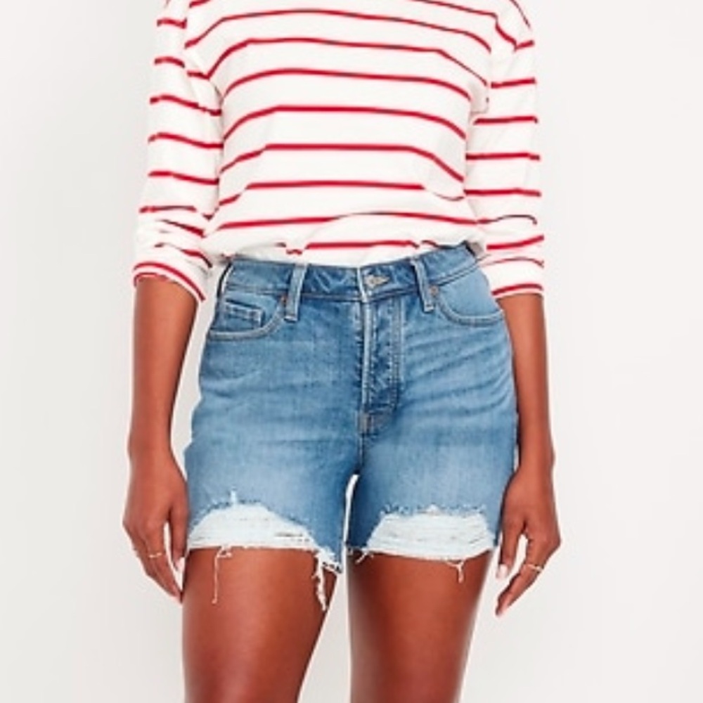 Final sale ! Old Navy Distressed Blue Denim Shorts